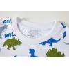 imageCadidi Dinos Kids Printed Tee Shirts Cotton Casual Crewneck Tops TShirt2 Packdinosaur