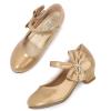 imageCadidi Dinos Little Big Girls Adorable Sparkle Princess Party Girls Dress ShoesGoldenglossy