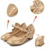 imageCadidi Dinos Little Big Girls Adorable Sparkle Princess Party Girls Dress ShoesGoldenglossy
