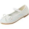 imageCadidi Dinos Little Big Girls Adorable Sparkle Princess Party Girls Dress ShoesWhite931