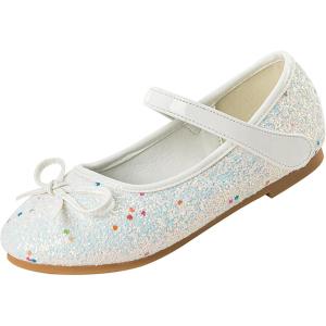 imageCadidi Dinos Little Big Girls Adorable Sparkle Princess Party Girls Dress ShoesWhite931