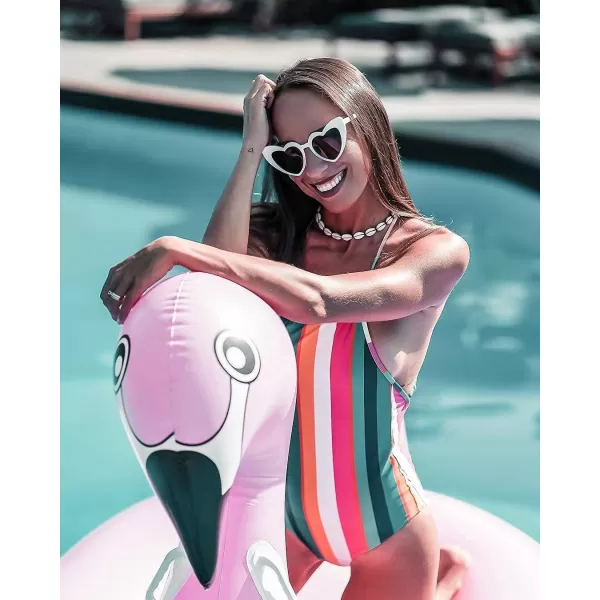 FEISEDY Heart Sunglasses for Women Pink Heart Sunglasses Red Heart Sunglasses Fashion Heart Shaped Glasses B2421PWhite