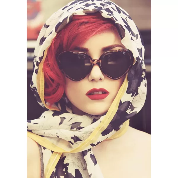 FEISEDY Polarized Heart Shaped Sunglasses Oversized Vintage Fashion Love Eyeglasses for Women UV400 B2337Black Frame  Grey Lens