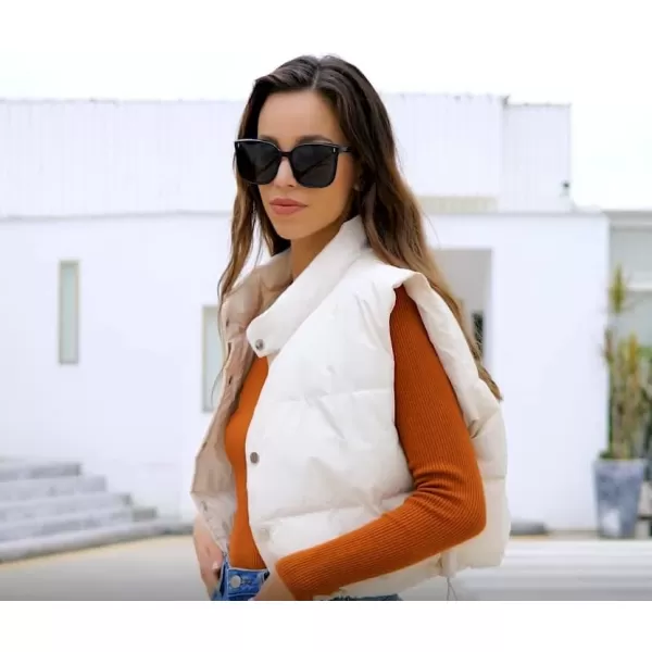 FEISEDY Women Oversized Vintage Polarized Sunglasses Square Cute Trendy Classic Simple Men B2758001 Black Frame  Grey Lens