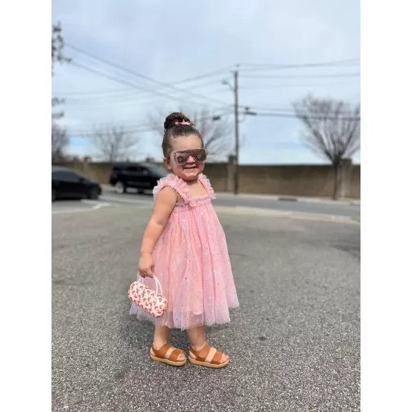 FEISEDY Kids Sunglasses for Girls Fashion Cute Boys Teenagers Glasses One Piece UV400 B2812Transparent Pink Frame  Pink Mirror Lens