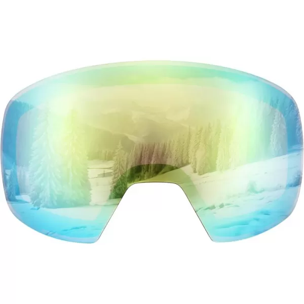 FEISEDY Magnetic Ski Goggles for Men Women Youth Frameless Snow Goggles 100 UV Protection Snowboard Goggles B0020Revoyellow Lens Vit 16