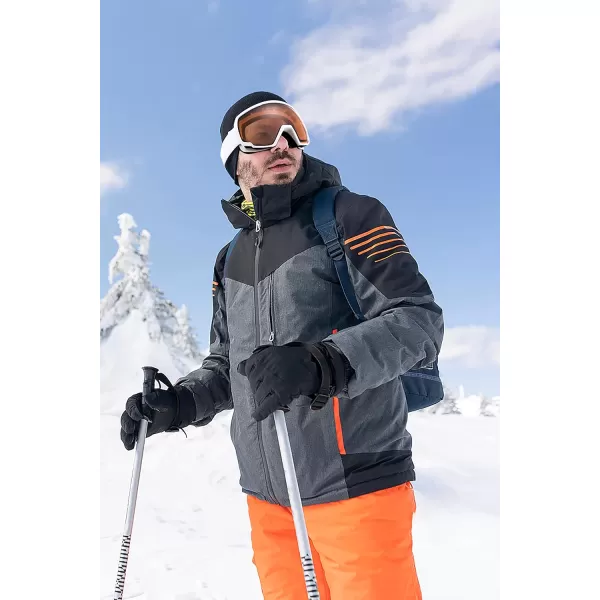 FEISEDY Goggles OTG  Over Glasses MotorcycleSkiSnowmobile Goggles for Men Women ampamp Youth  100 UV Protection B2960Orange Vlt 46