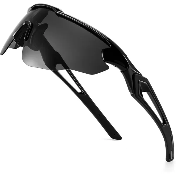 FEISEDY Youth Sport Polarized Sunglasses for 816 Cycling Running Driving Baseball Goggles Glasses B0011005blackGrey