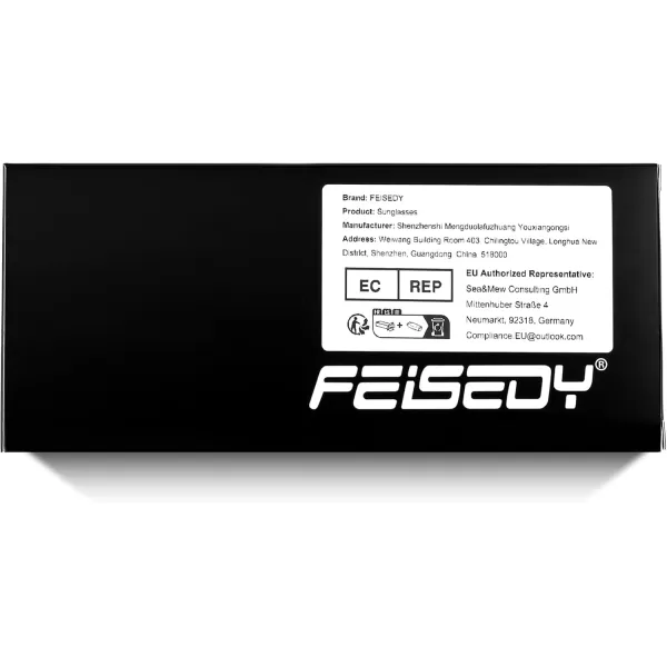 FEISEDY 80s Futuristic Cyclops Cyber Visor Sunglasses Men Women Punk Style Cosplay B2740Red