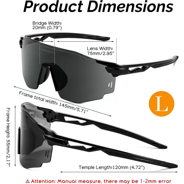 FEISEDY Rimless Sports Sunglasses for Men Women Tr90 Frame for Cycling Fishing Running B0116Black Frame Grey Lens