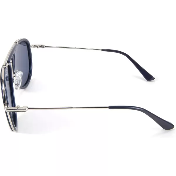 FEISEDY Classic Polarized Aviator Sunglasses Men Women Metal Frame B2700Blue