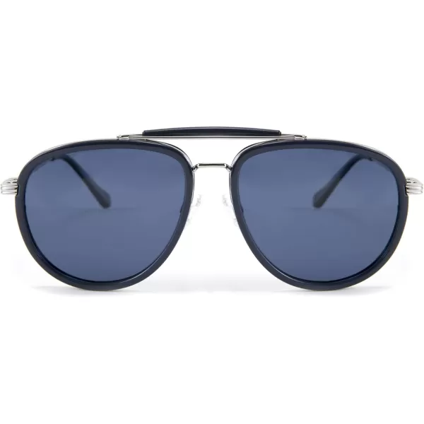 FEISEDY Classic Polarized Aviator Sunglasses Men Women Metal Frame B2700Blue