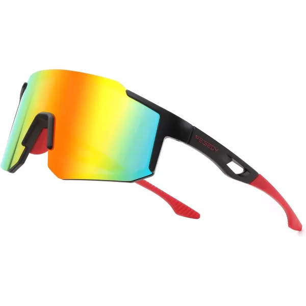 FEISEDY Sports Sunglasses Mens Women Baseball Sunglasses Biking Cycling Sunglasses for Teens UV400 Protection B2388005black Purple