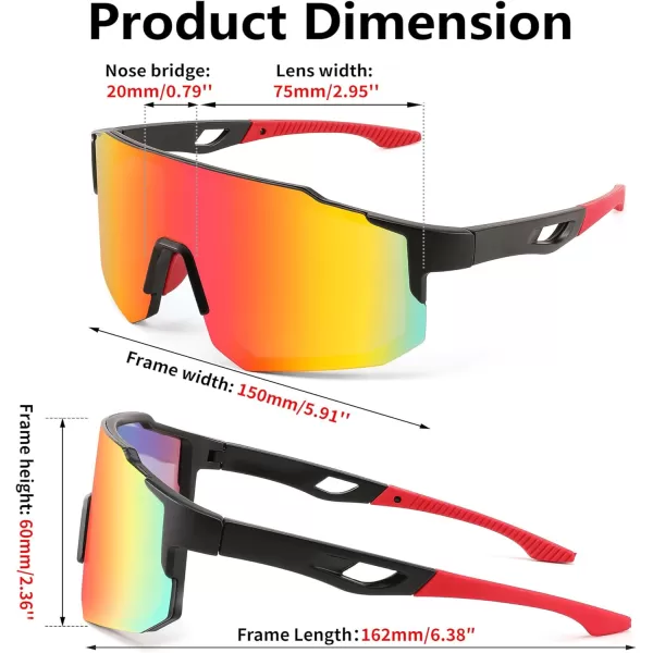 FEISEDY Sports Sunglasses Mens Women Baseball Sunglasses Biking Cycling Sunglasses for Teens UV400 Protection B2388005black Purple
