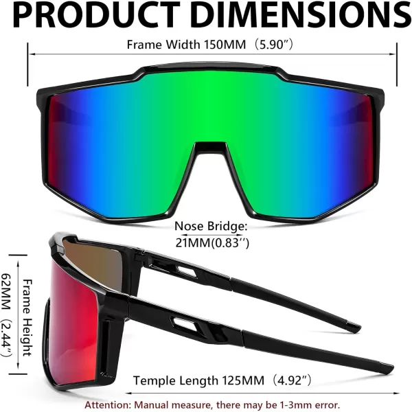 FEISEDY Sports Sunglasses Youth Baseball Cycling Sunglasses Teens Tennis Sunglasses Sun Glasses Men Women B0061003  Green