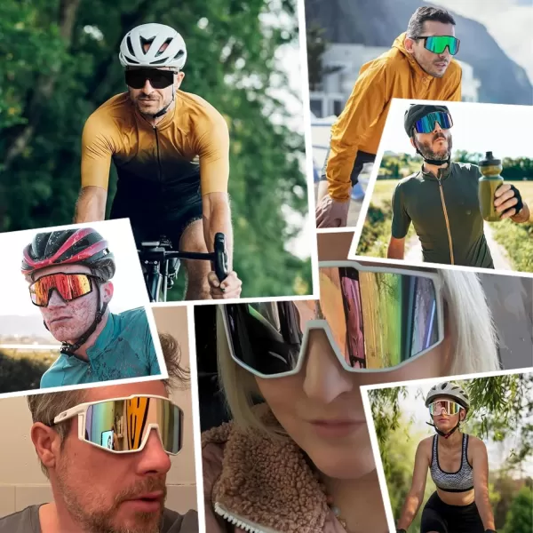 FEISEDY Sports Sunglasses Youth Baseball Cycling Sunglasses Teens Tennis Sunglasses Sun Glasses Men Women B0061003  Green