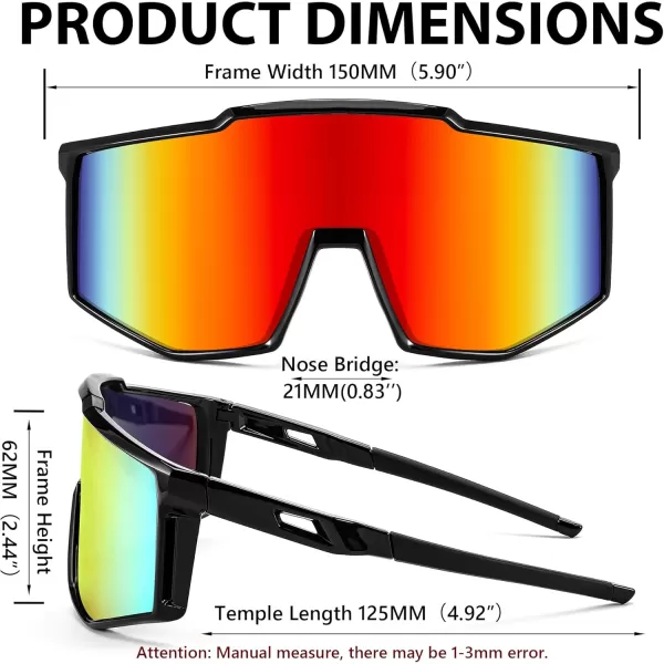 FEISEDY Sports Sunglasses Youth Baseball Cycling Sunglasses Teens Tennis Sunglasses Sun Glasses Men Women B0061004  Red