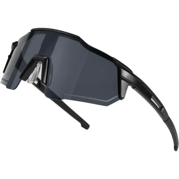 FEISEDY Men Women Sunglasses Sports Baseball Glasses Cycling Shades for Youth Teenss B4071Black