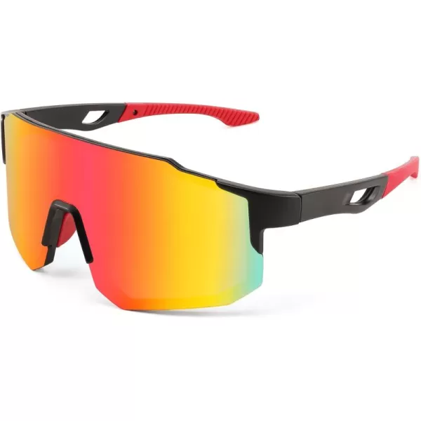 FEISEDY Sports Sunglasses Mens Women Baseball Sunglasses Biking Cycling Sunglasses for Teens UV400 Protection B2388005black Purple