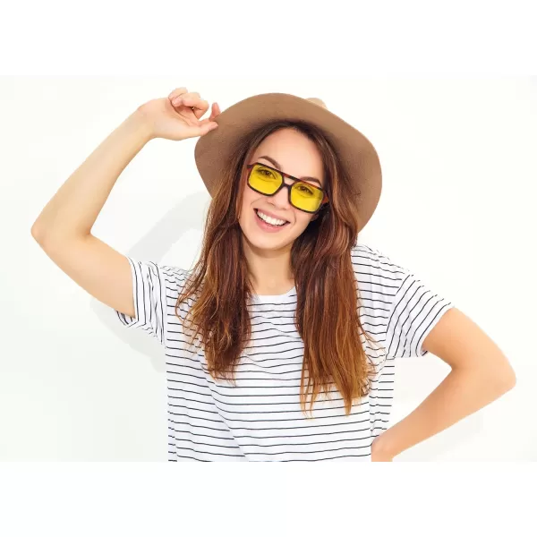 FEISEDY Retro 70s Aviator Sunglasses for Women Men Trendy Flat Square Frame UV400 Sunglasses B0174003 Deep Leopard  Green