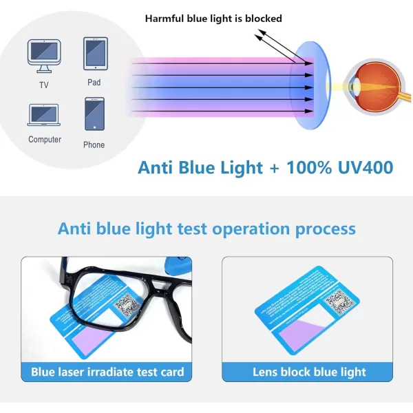 FEISEDY Retro Square Aviator Sunglasses Women Men 70s Small Vintage Rectangle UV400 Sun Glasses B9120Black Frame Anti Blue Light Lens