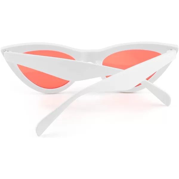 FEISEDY Vintage Cat Eye Sunglasses Women Men Tinted Lens Cateye Glasses B2827