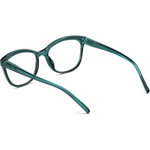 FEISEDY Cat Eye Reading Glasses Women Vintage Blue Light Blocking Reader Spring Hinge Readers B0136Blue