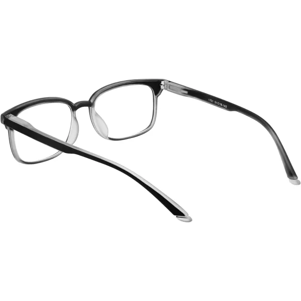 FEISEDY Progressive Multifocal Reading Glasses Blue Light blocking Reader Glasses TR90 Frame Women Men B2497Grey Leopard