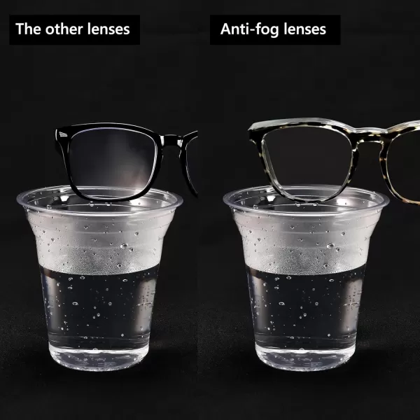 FEISEDY Safety Glasses Anti Fog Goggles Protective Eyewear Blue Light Blocking Clear Glasses for Women Men B9104Leopard