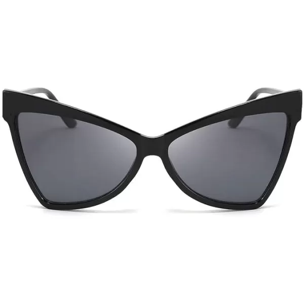 FEISEDY Fashion Women Cateye Sunglasses Retro Oversized Cat Eye Shades Chic Style B2649