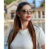 imageFEISEDY Retro 90s Square Sunglasses for Women Men Trendy Chunky Rectangle Sunglasses UV400 Protection B2385003 Transparent Green  Tea Lens