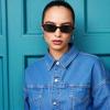 imageFEISEDY Retro Rectangular Sunglasses for Women Men 90s Small Vintage Fashion Square Sunnies B0282BlackBlack