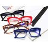 imageFEISEDY Retro Square Blue Light Blocking Reading Glasses Anti Glare Digital Eyestrain Reader B2479Blue