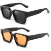 2pcs - Balck + Yellow