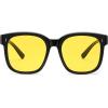 imageFEISEDY Men Women Night Vision Driving Glasses Anti Glare Fit Over Polarized Nighttime Sunglasses B0269Black Frame  Yellow Lens