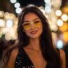 imageFEISEDY Men Women Night Vision Driving Glasses Anti Glare Fit Over Polarized Nighttime Sunglasses B0269Transparent Gray Frame  Yellow Lens