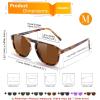 imageFEISEDY Polarized Aviator Mens Sunglasses Square Modern Women Vintage Style Acetate Frame UV400 B0191006 Leopard Frame  Tea