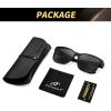 imageFEISEDY Polarized Sunglasses Fit Over Glasses Women Fit over Glasses Sunglasses for Driving UV400 Protection B0250Matte Black Frame  Grey Lens