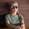 imageFEISEDY Polarized Sunglasses Fit Over Glasses Women Fit over Glasses Sunglasses for Driving UV400 Protection B0250Matte Black Frame  White Lens