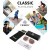 imageFEISEDY Vintage Polarized Aviator Sunglasses Men Women Classic American Gradient Lens UV400 Protection B0273Gold Framed and Gradient Brown Lens