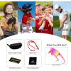imageFEISEDY Kids Sunglasses Polarized Youth Baseball Sunglasses Sports Cycling Glasses UV400 for Boys Girls B4163Pink FramePink Mirrored Lens