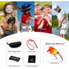 imageFEISEDY Kids Sunglasses Polarized Youth Baseball Sunglasses Sports Cycling Glasses UV400 for Boys Girls B4163Red Black FrameRed Mirrored Lens