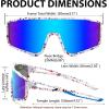 imageFEISEDY Kids Sunglasses Polarized Youth Baseball Sunglasses Sports Cycling Glasses UV400 for Boys Girls B4163White Red Black FrameBlue Mirrored Lens