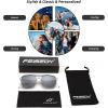 imageFEISEDY Retro Square Aviator Sunglasses Women Men 70s Vintage Trendy Plastic Frame Sun Glasses B2835016 Grey FrameBlack Grey Lens