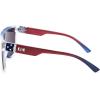 imageFEISEDY Sunglasses for Women Men Fashion Mirrored Single Lens Driving Beach Sunnies UV400 Shades B2996Transparent Blue Frame  Blue Mirror Lens