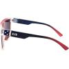 imageFEISEDY Sunglasses for Women Men Fashion Mirrored Single Lens Driving Beach Sunnies UV400 Shades B2996Transparent Red Frame  Red Mirror Lens