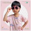 imageFEISEDY Toddler Aviator Polarized Sunglasses Flexible Frame Cute Baby Boys Girls Age 06 Rubber Outdoor B2789001 Pink  Cyanblue