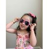 imageFEISEDY Toddler Aviator Polarized Sunglasses Flexible Frame Cute Baby Boys Girls Age 06 Rubber Outdoor B2789001 Pink  Cyanblue