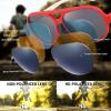 imageFEISEDY Toddler Aviator Polarized Sunglasses Flexible Frame Cute Baby Boys Girls Age 06 Rubber Outdoor B2789003 Red  White