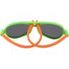 imageFEISEDY Toddler Aviator Polarized Sunglasses Flexible Frame Cute Baby Boys Girls Age 06 Rubber Outdoor B2789005 Green  Orange